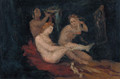 Femmes s'habillant - Paul Cezanne
