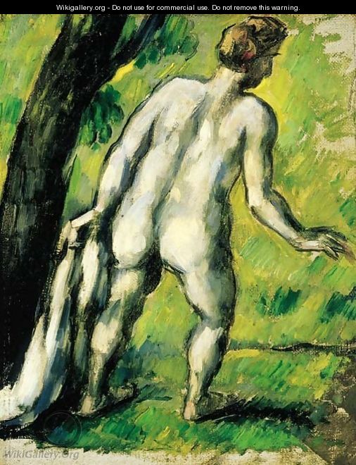 Baigneur, vu de dos - Paul Cezanne