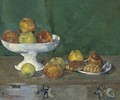 Pommes et gateaux - Paul Cezanne