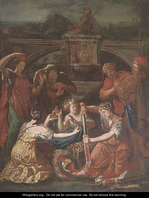 Achilles and the daughters of Lycomedes - North-Italian School