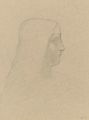 Profile de femme - Odilon Redon