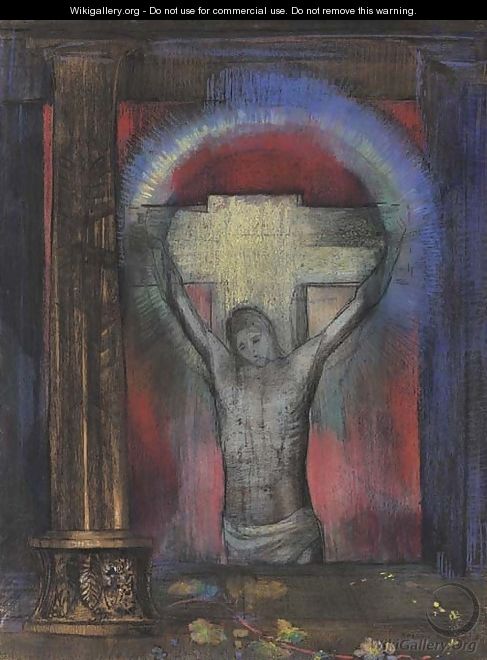 Le crucifix - Odilon Redon