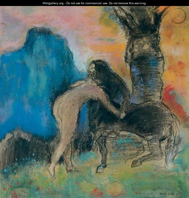 Femme et centaure - Odilon Redon