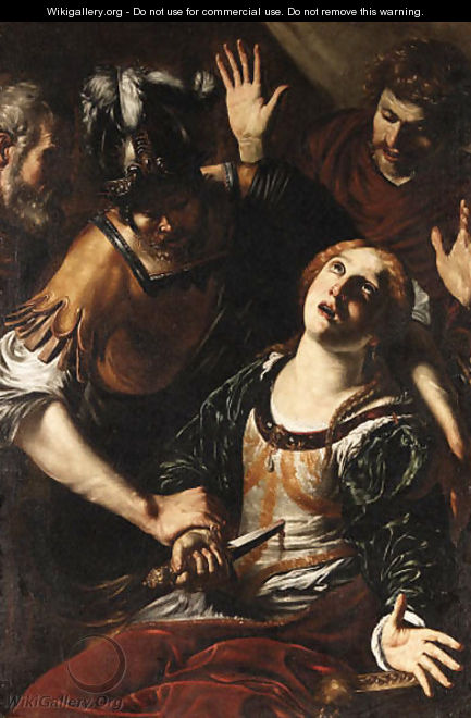 The Death of Lucretia - Orazio Borgianni