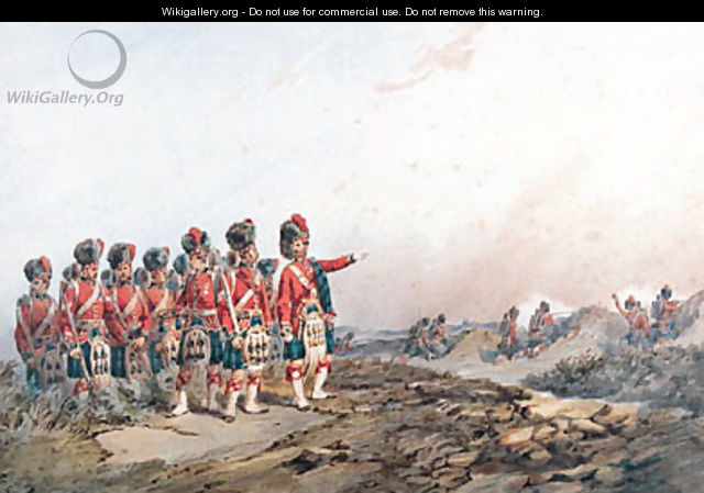 The 42nd Royal Highlanders Black Watch on manoeuvres - Orlando Norie