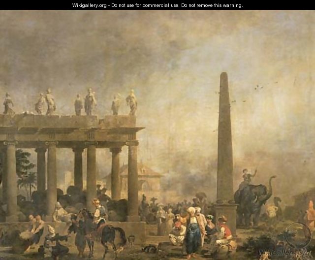 Figures among Ruins - Nicolas Antoine Taunay