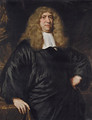 Portrait of Guilliam Dircksz. van Bleijswijk (1621-1701), three-quarter-length, in a black robe and lace collar - Nicolaes Maes