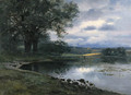 Landscape with a Pond - Nikolai Alexandrovich Klodt