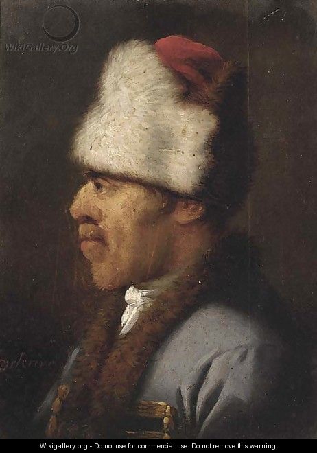 Head of a Hussar - Nicolas Louis Albert Delerive