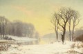 Early morning in winter - Nordahl Peter Frederik Grove