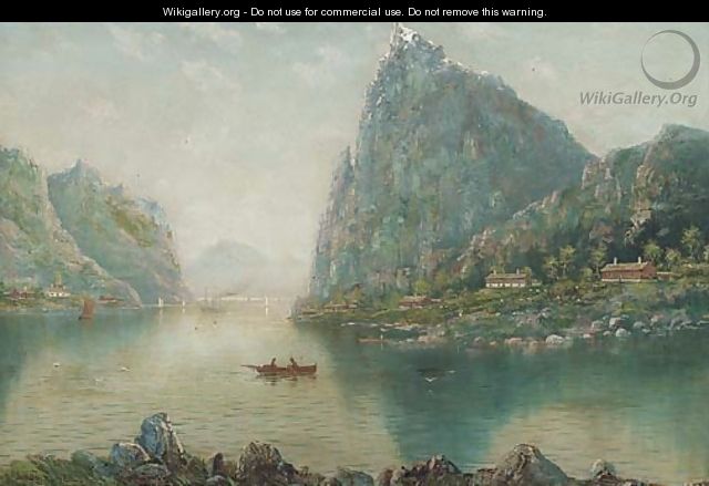 Summer waters on a Norwegian fjord - Nils Hans Christiansen