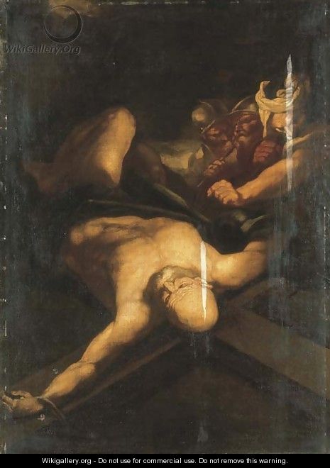The Crucifixion of Saint Peter - Neapolitan School
