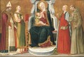 The Madonna and Child with a Bishop Saint, Saints Catherine of Alexandria, Margaret of Antioch and Francis of Assisi - Nero di Bicci
