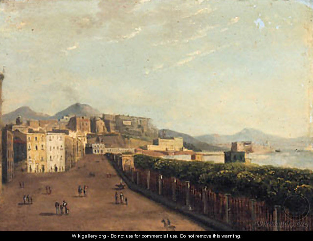 View Of The Chaija, Naples - Neapolitan School