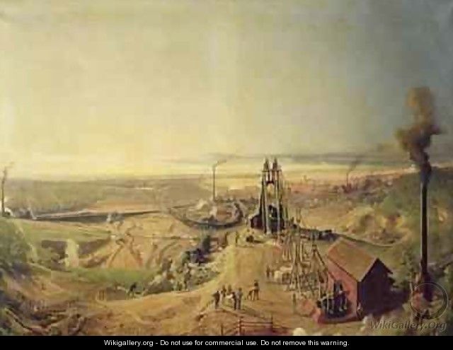 Coalmines and Clay Quarries at Montchanin - Ignace Francois Bonhomme