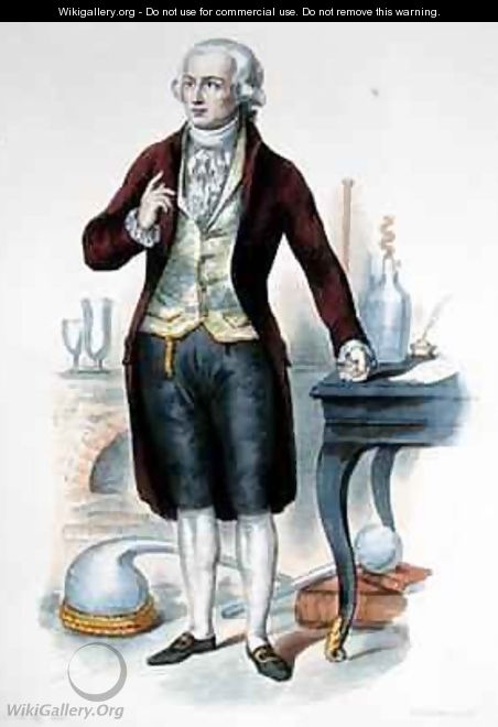 Antoine Laurent de Lavoisier (1743-94) - (after) Boilly, Julien Leopold
