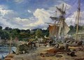 The Pier Head, Aberdour, Firth of Forth - Samuel Bough