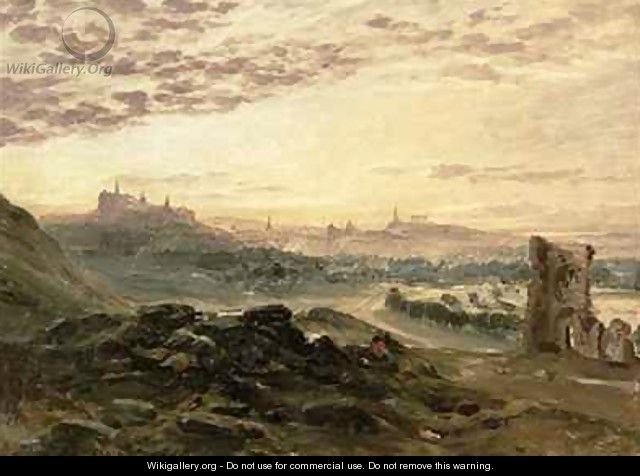 A Panoramic View of Edinburgh 2 - Samuel Bough