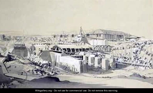 Building the Stationary Engine House, Camden Town 2 - John Cooke Bourne