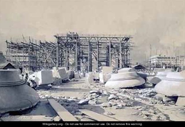 Construction of the Euston Arch 2 - John Cooke Bourne