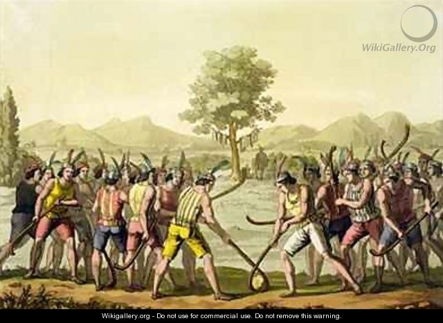 Indians playing Ciueca, Chile - (after) Bramati, G.