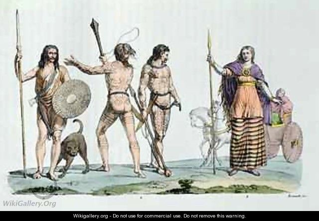 Celtic people at the time of Julius Caesar - Bramatti