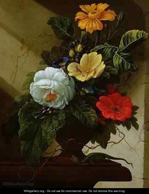Still Life with flowers - Elias van den Broeck