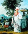 West Indian Creole Woman with her Black Servant - Agostino Brunias