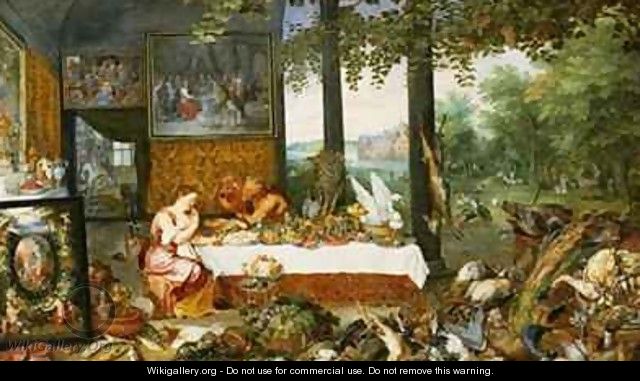 The Sense of Taste - Jan & Rubens, P.P. Brueghel