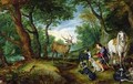 The Vision of St. Hubert - Jan & Rubens, P.P. Brueghel