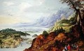 Landscape with Travellers Resting - J. & Momper, J.de Brueghel