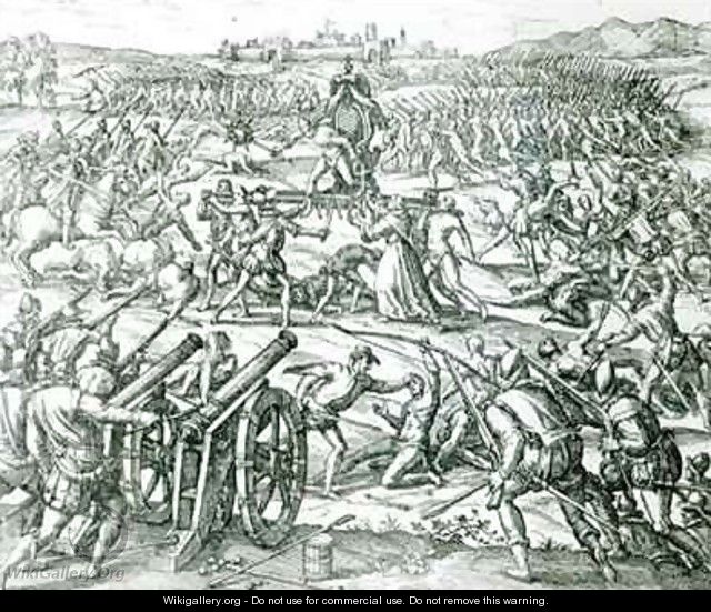 The Battle of Cajamarca - Theodore de Bry
