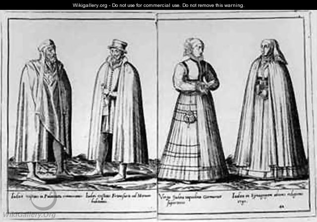 Sixteenth century Jewish clothing from 