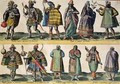 North American Indians, Indian and Oriental Costumes, South American Indians and African and Moorish Costumes, from 'Costumes of Different Nations of Europe, Asia, Africa and America' - Abraham de Bruyn