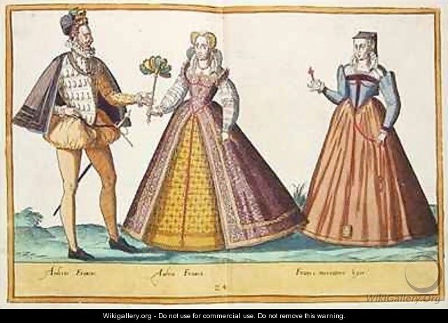 Sixteenth century costumes from 