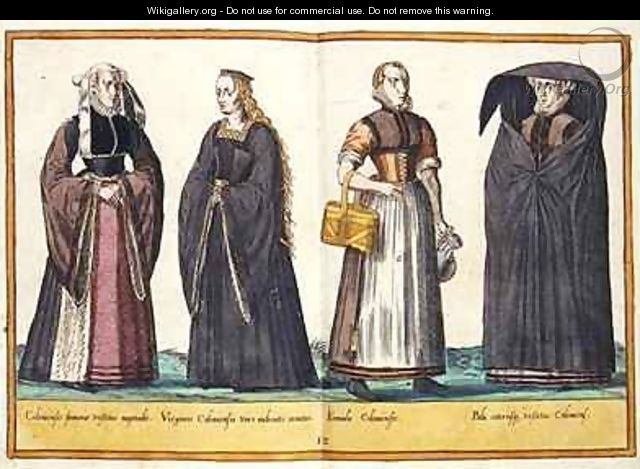 Sixteenth century costumes from 