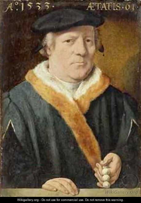 Portrait of a 61 year-old Man - Bartholomaeus, the Elder Bruyn