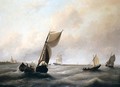 Shipping of the coast - Christian Cornelis Kannemans