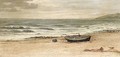 Beach scene - Albert Hodder