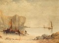 Hauling in the nets - (after) Edmund Thornton Crawford