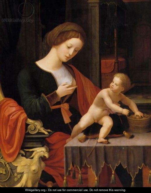 Virgin And Child - Italian Unknown Master