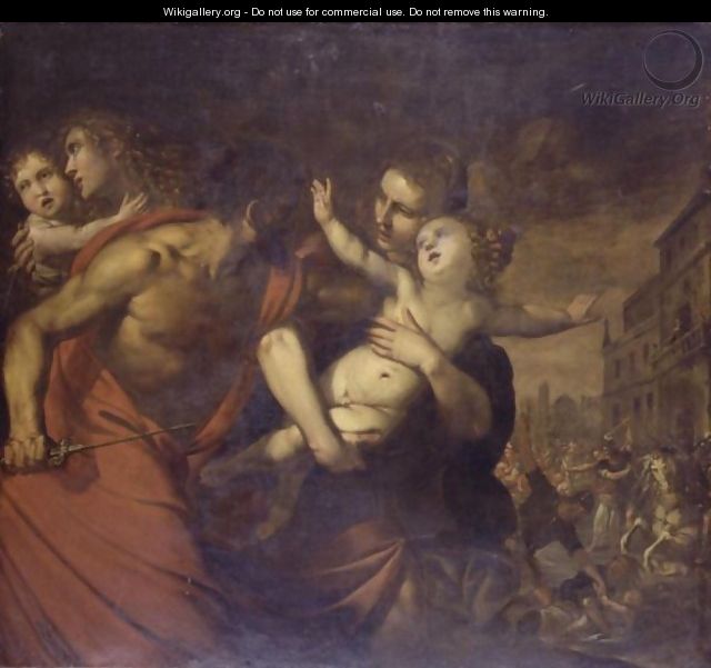 Massacre Of The Innocents - Giovanni Andrea di Ferrari