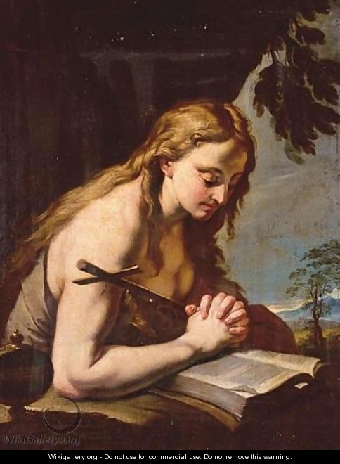 The Penitent Magdalene - (after) Francesco Trevisani