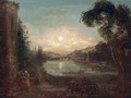 A Moonlight River Scene - (after) Samuel Pether
