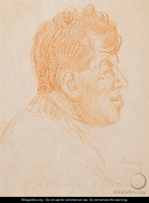 Portrait Of The Artist Hermann Lipot (1884-1972) - Jozsef Rippl-Ronai