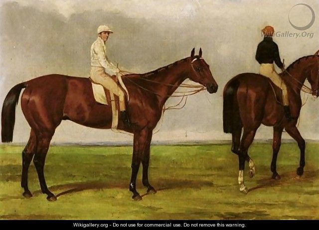 Bay Racehorses Belonging To Colonel Anson And Fulwar Craven - Harry Hall