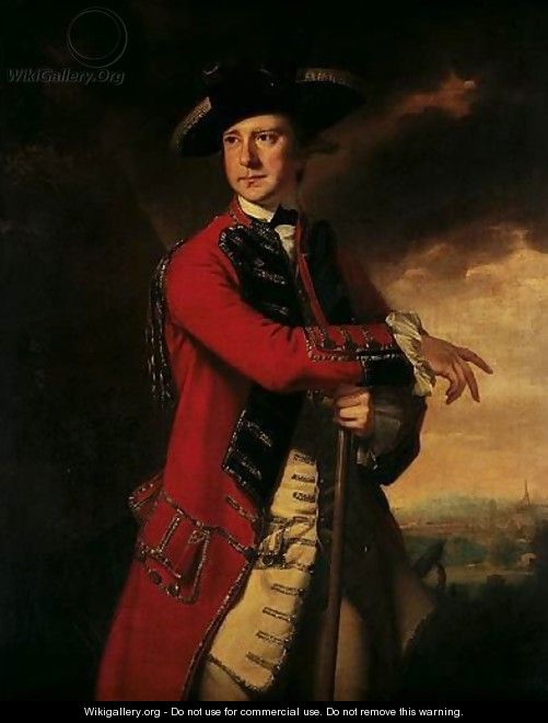 Portrait Of An Officer - Josepf Wright Of Derby