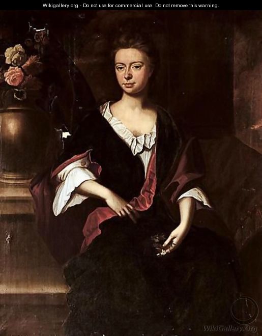 Portrait Of Maria Harwood, Daughter Of John Harwood (D.1734) - (after) John Riley