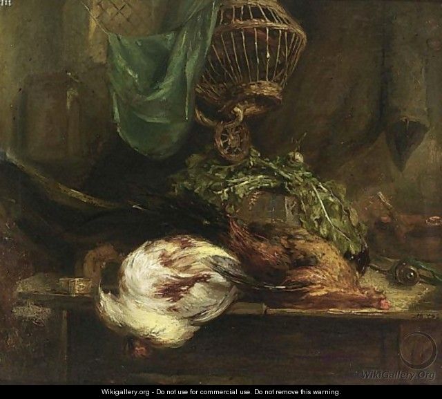 A Still Life With Dead Game - Maria Vos