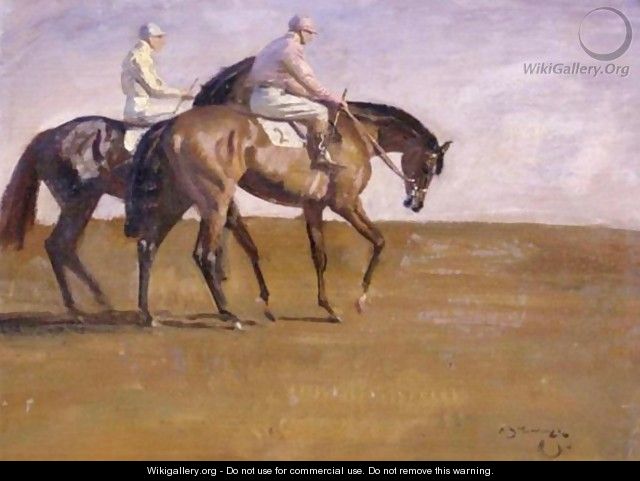 Going To The Post - Sir Alfred James Munnings